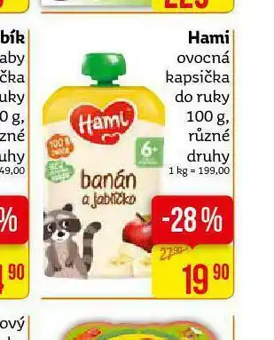 Teta Hami ovocná kapsička nabídka