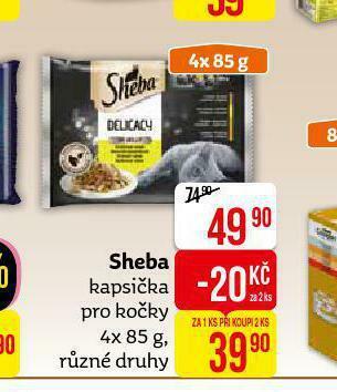 Teta Sheba kapsičky pro kočky nabídka
