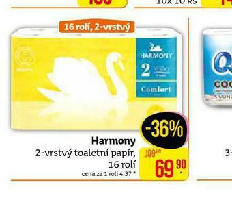 Teta Harmony toaletní papír nabídka