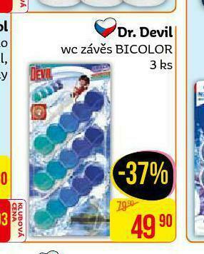 Teta Dr. devil wc závěs bicolor nabídka