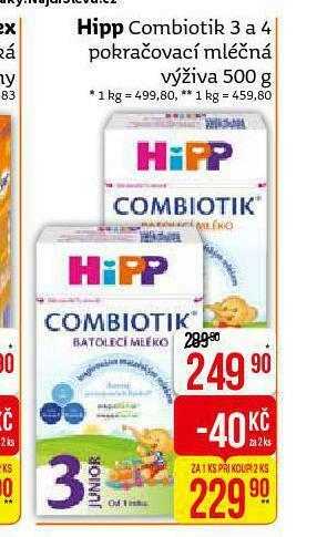 Teta Hipp combiotik 3,4 nabídka