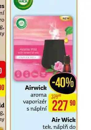 Teta Airwick aroma vaporizér s náplní nabídka