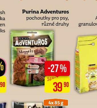 Teta Purina adventuros pochoutky pro psy nabídka