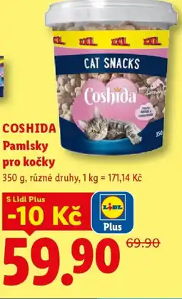 Lidl COSHIDA Pamlsky pro kočky nabídka