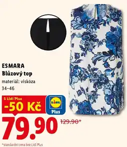 Lidl ESMARA Blůzový top nabídka