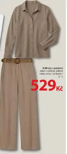 NKD Kalhoty s páskem nabídka