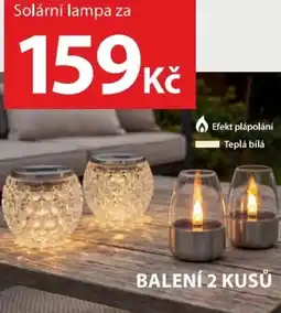 NKD Solární lampa za nabídka