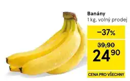 Tesco Banány nabídka