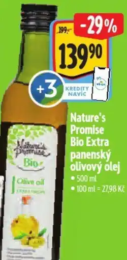 Albert Nature's Promise Bio Extra panenský olivový olej nabídka