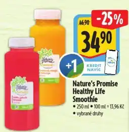Albert Nature's Promise Healthy Life Smoothie nabídka