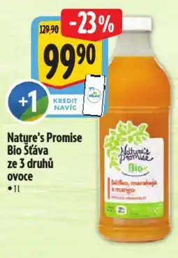 Albert Nature's Promise Bio Šťáva ze 3 druhů Ovoce nabídka