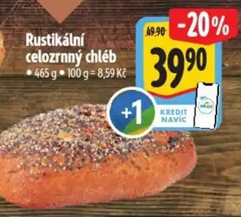 Albert Rustikální celozrnný chléb nabídka