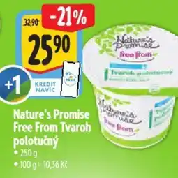 Albert Nature's Promise Free From Tvaroh polotučný nabídka