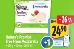Albert Nature's Promise Free From Mozzarella nabídka