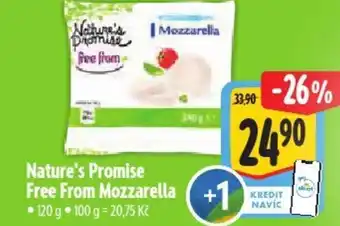 Albert Nature's Promise Free From Mozzarella nabídka