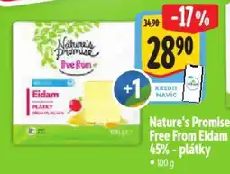 Albert Nature's Promise Free From Eidam 45% - plátky nabídka