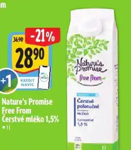 Albert Nature's Promise Free From Čerstvé mléko 1,5% nabídka