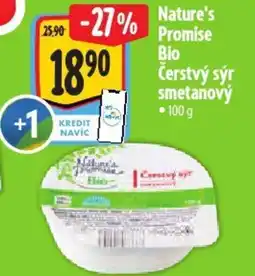 Albert Nature's Promise Bio Čerstvý sýr smetanový nabídka