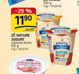Flop JČ NATURE JOGURT vybrané druhy nabídka
