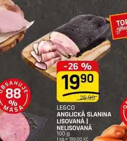 Flop ANGLICKÁ SLANINA LISOVANÁ | NELISOVANÁ nabídka