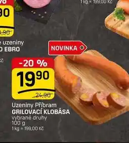 Flop GRILOVACÍ KLOBÁSA vybrané druhy nabídka
