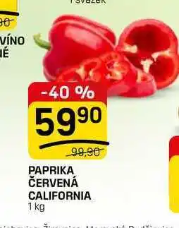 Flop PAPRIKA ČERVENÁ CALIFORNIA nabídka