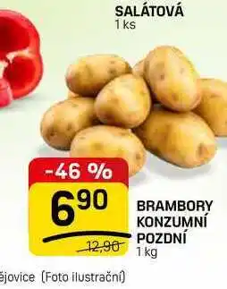 Flop BRAMBORY KONZUMNÍ POZDNÍ nabídka