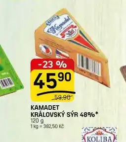 Flop KAMADET KRÁLOVSKÝ SÝR 48% nabídka