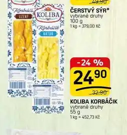 Flop KOLIBA KORBÁČIK vybrané druhy nabídka