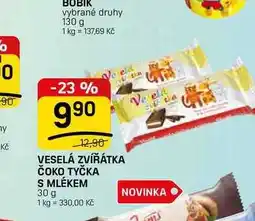 Flop VESELÁ ZVÍŘÁTKA ČOKO TYČKA S MLÉKEM nabídka