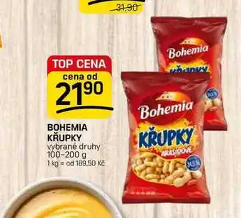 Flop BOHEMIA KŘUPKY vybrané druhy nabídka