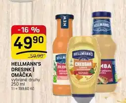 Flop HELLMANN'S DRESINK | OMÁČKA vybrané druhy nabídka