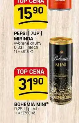 Flop BOHEMIA MINI* 0,25 || plech nabídka