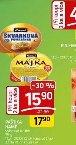 Flop PAŠTIKA HAMÉ vybrané druhy nabídka