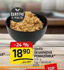Flop ŠKVARKOVÁ POMAZÁNKA nabídka