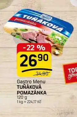 Flop TUŇÁKOVÁ POMAZÁNKA nabídka