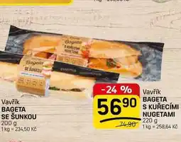 Flop BAGETA S KUŘECÍMI NUGETAMI nabídka