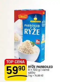 Flop RÝŽE PARBOILED 8 × 100 g | varné sáčky nabídka