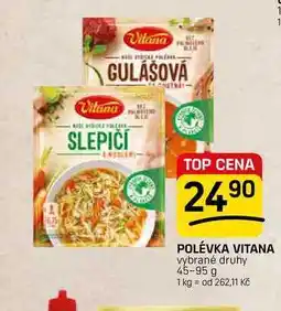 Flop POLÉVKA VITANA vybrané druhy nabídka