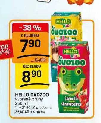 Flop HELLO OVOZOO vybrané druhy nabídka