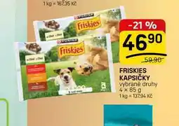 Flop FRISKIES KAPSIČKY vybrané druhy nabídka