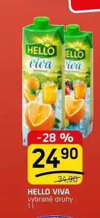 Flop HELLO VIVA vybrané druhy 11 nabídka