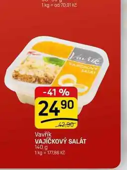 Flop Vajíčkový salát nabídka