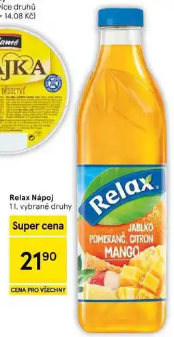 Tesco Relax Nápoj, 1 l, vybrané druhy nabídka