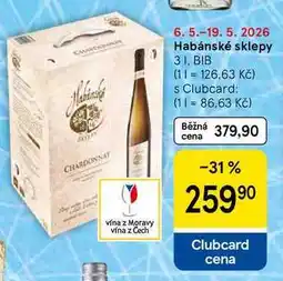 Tesco Habánské sklepy, 3 l, BIB nabídka