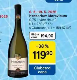 Tesco Herbarium Moravicum, 0.75 l, více druhů nabídka