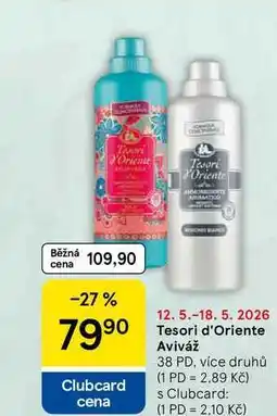 Tesco Tesori d'Oriente Aviváž, 38 PD, více druhů nabídka