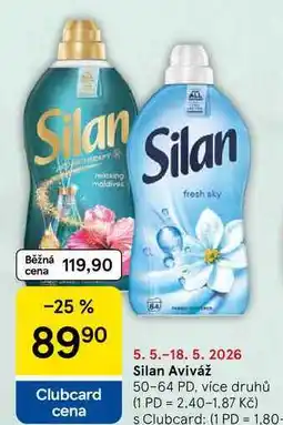 Tesco Silan Aviváž, 50-64 PD, více druhů nabídka