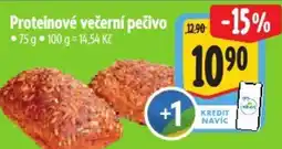 Albert Proteinové večerní pečivo nabídka