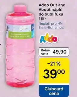 Tesco Addo Out and About náplň do bublifuku, 1 litr nabídka